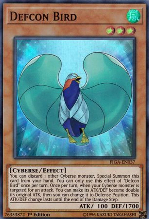 Defcon Bird - FIGA-EN037 - Super Rare 