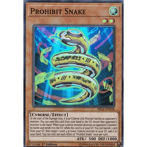 Prohibit Snake - FIGA-EN038 - Super Rare