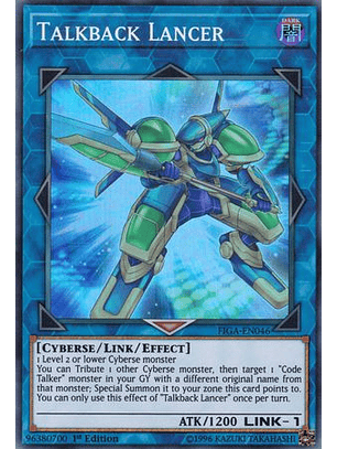Talkback Lancer - FIGA-EN046 - Super Rare
