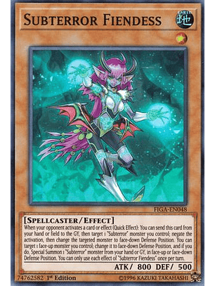 Subterror Fiendess - FIGA-EN048 - Super Rare