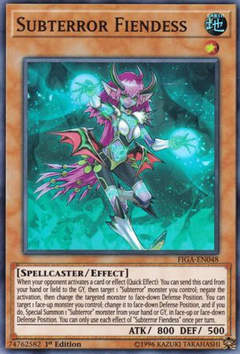 Subterror Fiendess - FIGA-EN048 - Super Rare