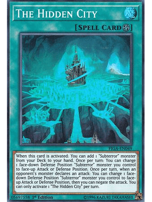 The Hidden City - FIGA-EN049 - Super Rare