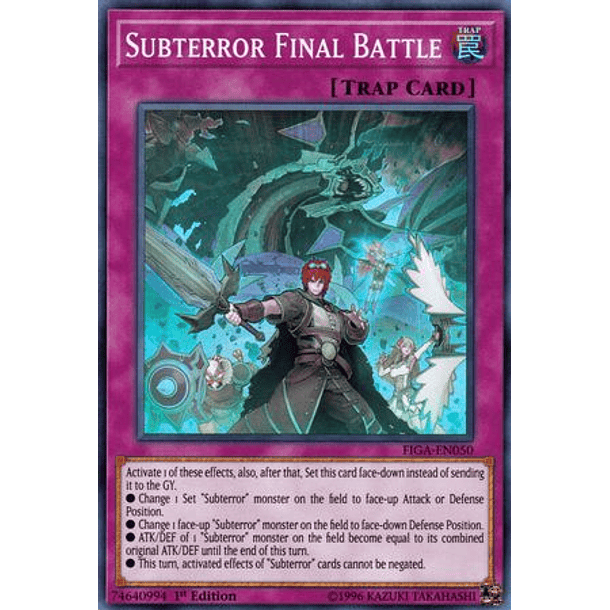 Subterror Final Battle - FIGA-EN050 - Super Rare