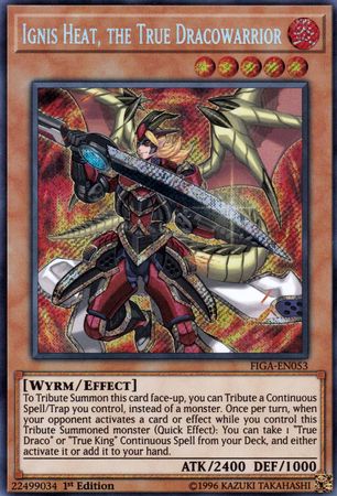 Ignis Heat, the True Dracowarrior - FIGA-EN053 - Secret Rare 1
