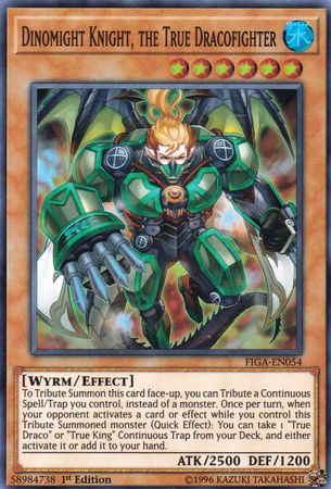 Dinomight Knight, the True Dracofighter - FIGA-EN054 - Super Rare 1