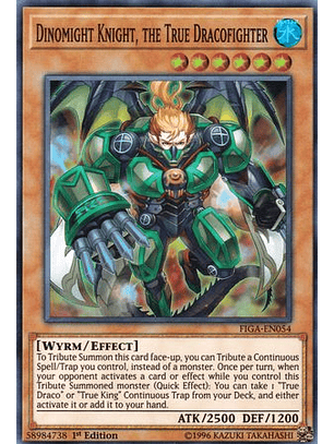 Dinomight Knight, the True Dracofighter - FIGA-EN054 - Super Rare