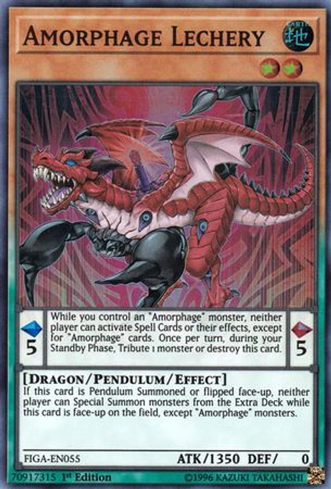 Amorphage Lechery - FIGA-EN055 - Super Rare