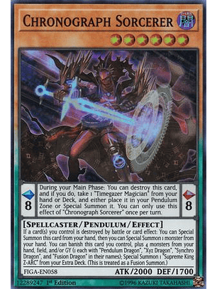 Chronograph Sorcerer - FIGA-EN058 - Super Rare