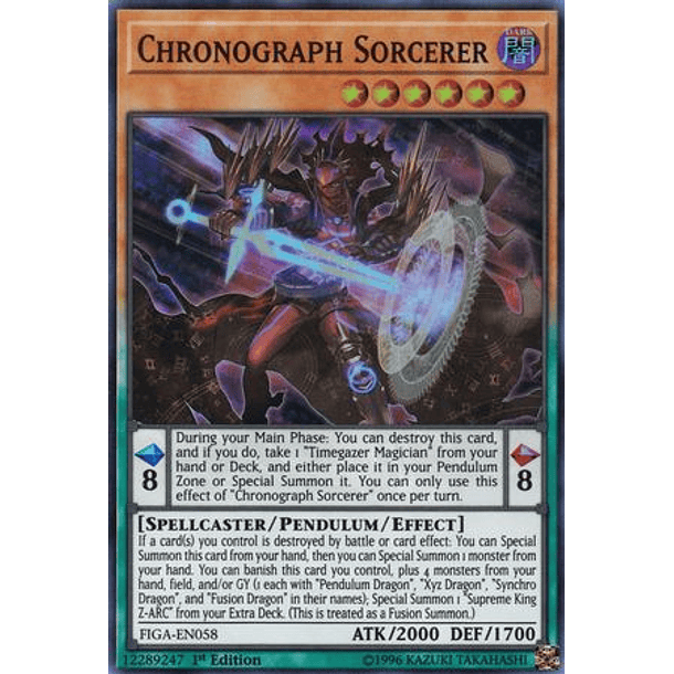 Chronograph Sorcerer - FIGA-EN058 - Super Rare