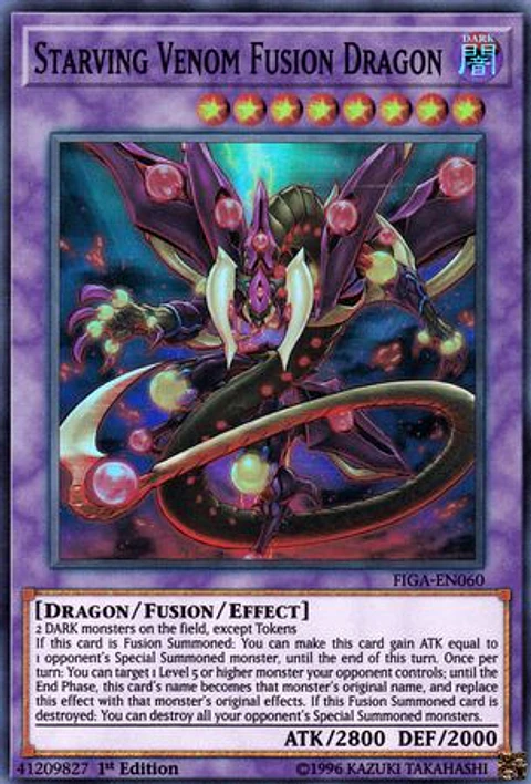 Starving Venom Fusion Dragon - FIGA-EN060 - Super Rare 
