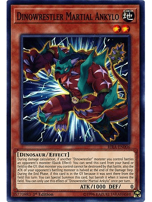 Dinowrestler Martial Ankylo - RIRA-EN006 - Common
