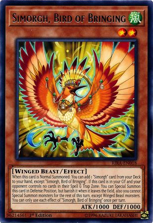 Simorgh, Bird of Bringing - RIRA-EN018 - Rare 1