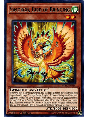 Simorgh, Bird of Bringing - RIRA-EN018 - Rare