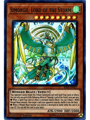Simorgh, Lord of the Storm - RIRA-EN021 - Super Rare