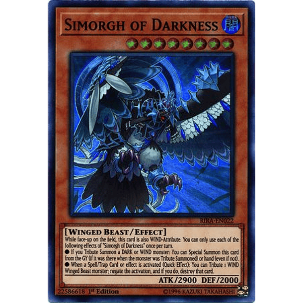 Simorgh of Darkness - RIRA-EN022 - Super Rare