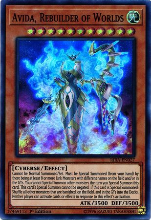 Avida, Rebuilder of Worlds - RIRA-EN027 - Super Rare 1