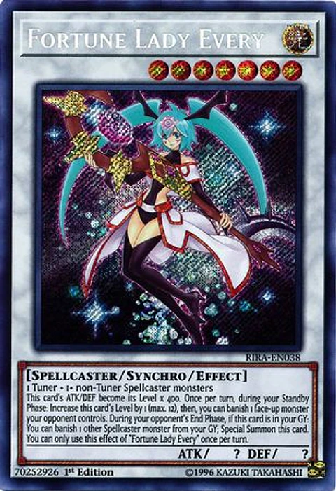 Fortune Lady Every - RIRA-EN038 - Secret Rare