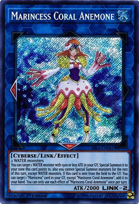 Marincess Coral Anemone - RIRA-EN041 - Secret Rare 