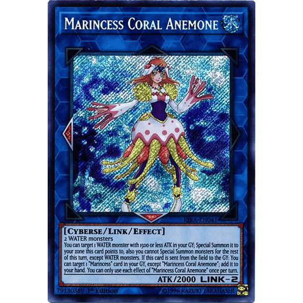 Marincess Coral Anemone - RIRA-EN041 - Secret Rare 