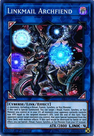Linkmail Archfiend - RIRA-EN047 - Super Rare 1