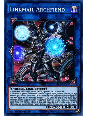 Linkmail Archfiend - RIRA-EN047 - Super Rare