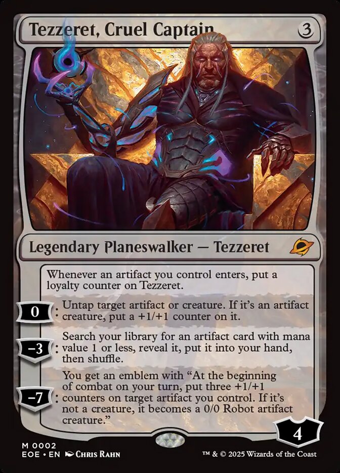 Tezzeret, Cruel Captain - EOE - M  2
