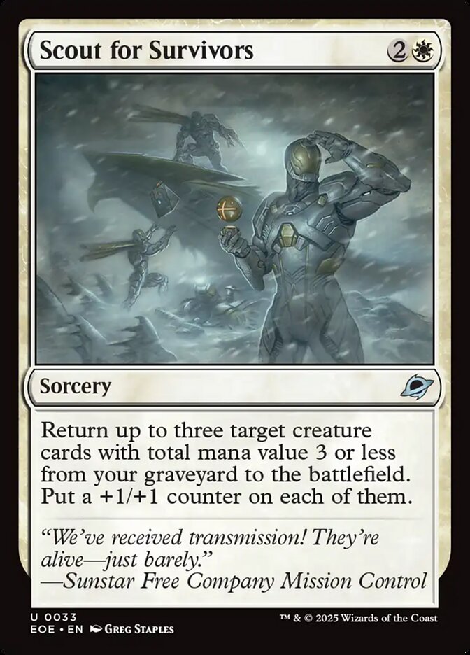 Scout for Survivors - EOE - Uncommon  1