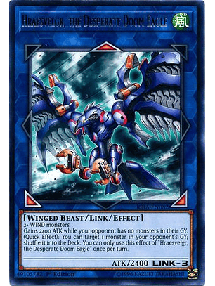 Hraesvelgr, the Desperate Doom Eagle - RIRA-EN082 - Rare