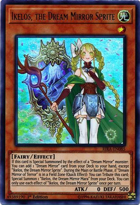 Ikelos, the Dream Mirror Sprite - RIRA-EN085 - Ultra Rare