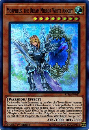 Morpheus, the Dream Mirror White Knight - RIRA-EN087 - Super Rare 1