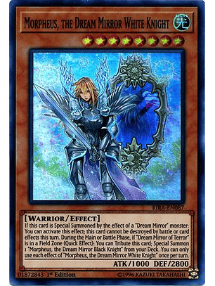 Morpheus, the Dream Mirror White Knight - RIRA-EN087 - Super Rare