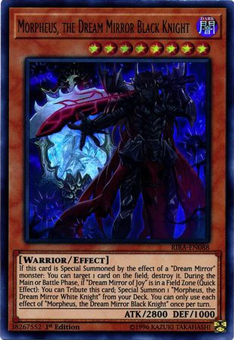 Morpheus, the Dream Mirror Black Knight - RIRA-EN088 - Ultra Rare