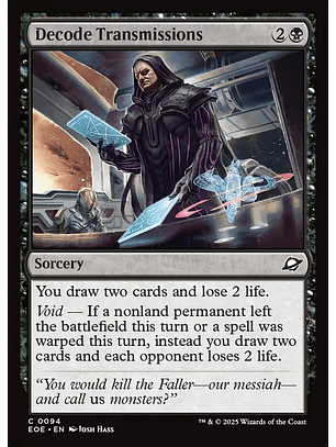 Decode Transmissions - EOE - Common 