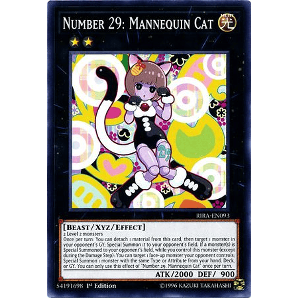 Number 29: Mannequin Cat - RIRA-EN093 - Common