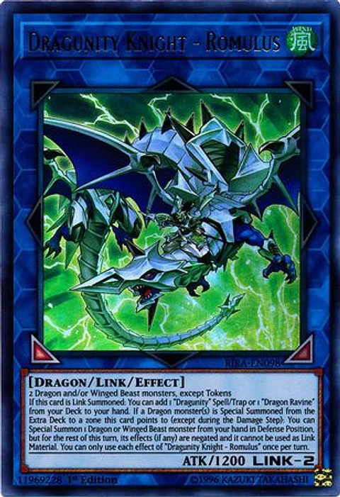 Dragunity Knight - Romulus - RIRA-EN098 - Ultra Rare
