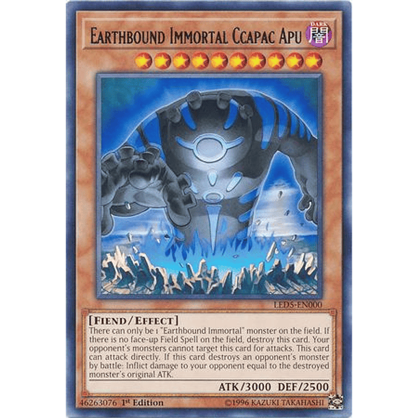 Earthbound Immortal Ccapac Apu - LED5-EN000 - Rare 
