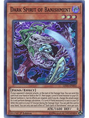 Dark Spirit of Banishment - LED5-EN002 - Super Rare 