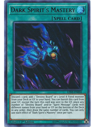 Dark Spirit's Mastery - LED5-EN004 - Ultra Rare 