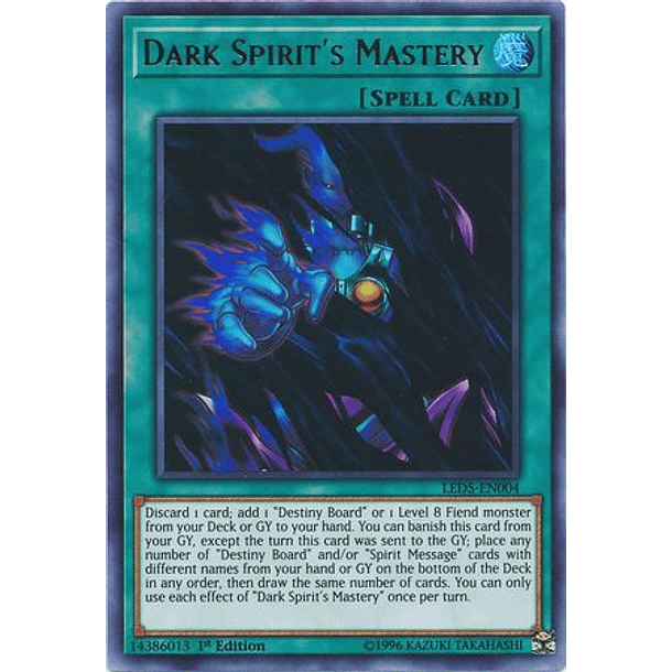 Dark Spirit's Mastery - LED5-EN004 - Ultra Rare 