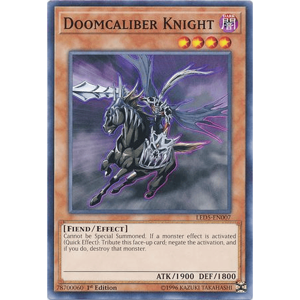 Doomcaliber Knight - LED5-EN007 - Common 