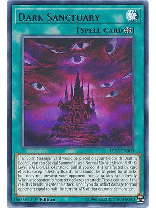 Dark Sanctuary - LED5-EN009 - Rare 