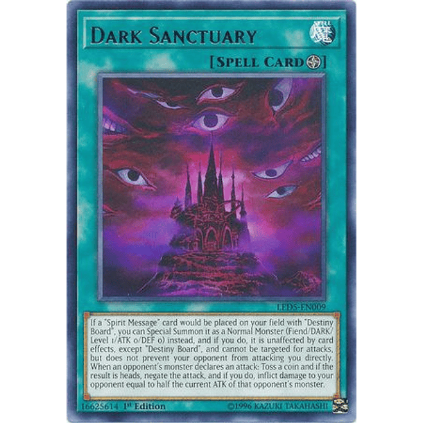Dark Sanctuary - LED5-EN009 - Rare 