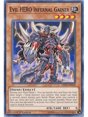 Evil HERO Infernal Gainer - LED5-EN018 - Common