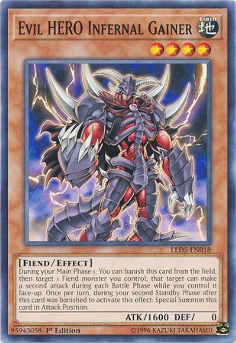 Evil HERO Infernal Gainer - LED5-EN018 - Common