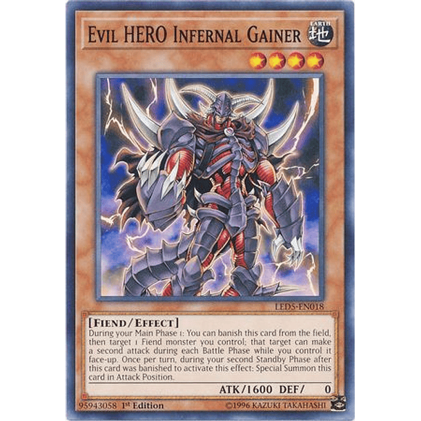 Evil HERO Infernal Gainer - LED5-EN018 - Common