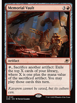 Memorial Vault - EOE - Rare 