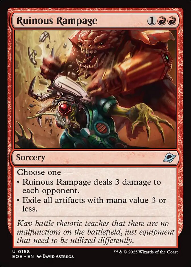 Ruinous Rampage - EOE - Uncommon  1