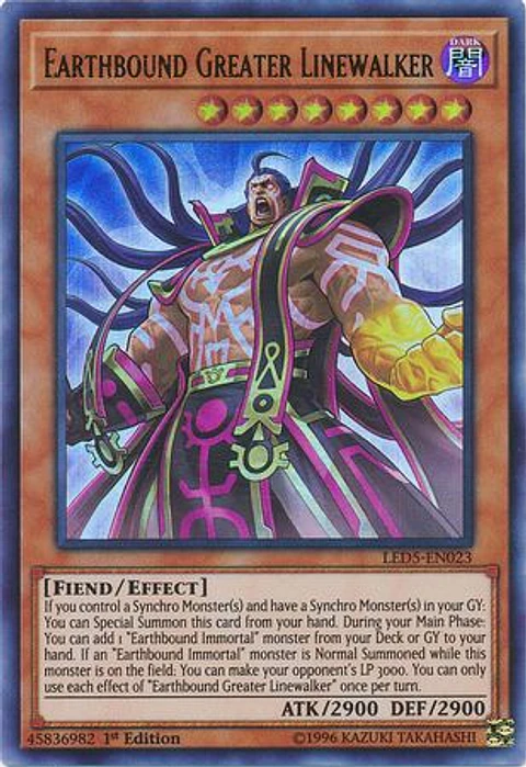 Earthbound Greater Linewalker - LED5-EN023 - Ultra Rare