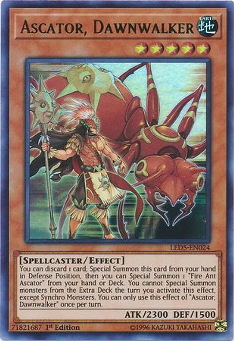 Ascator, Dawnwalker - LED5-EN024 - Ultra Rare