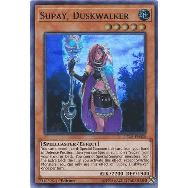 Supay, Duskwalker - LED5-EN025 - Ultra Rare